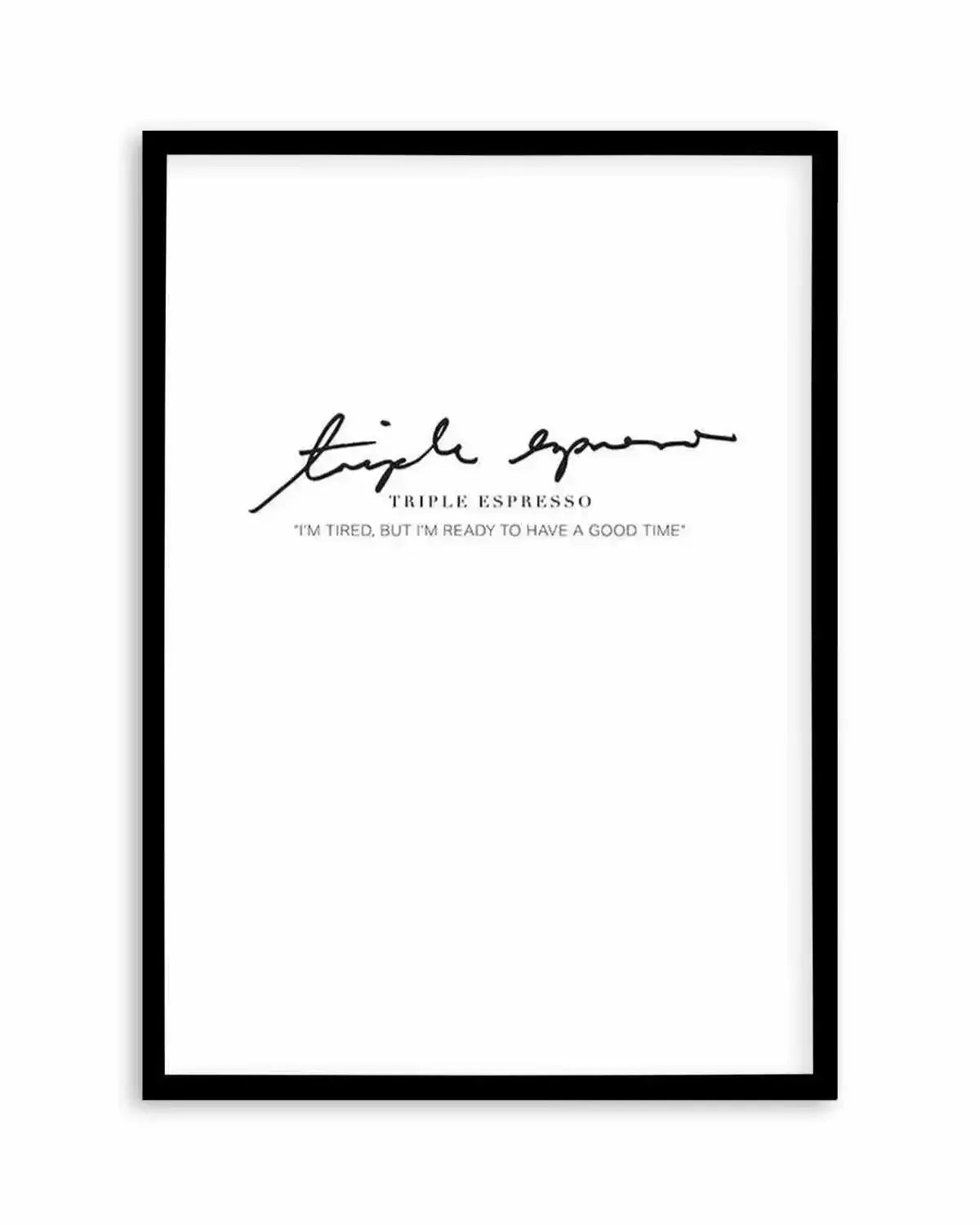 Triple Espresso Art Print from Olive et Oriel where you can shop wallpaper and artworks online