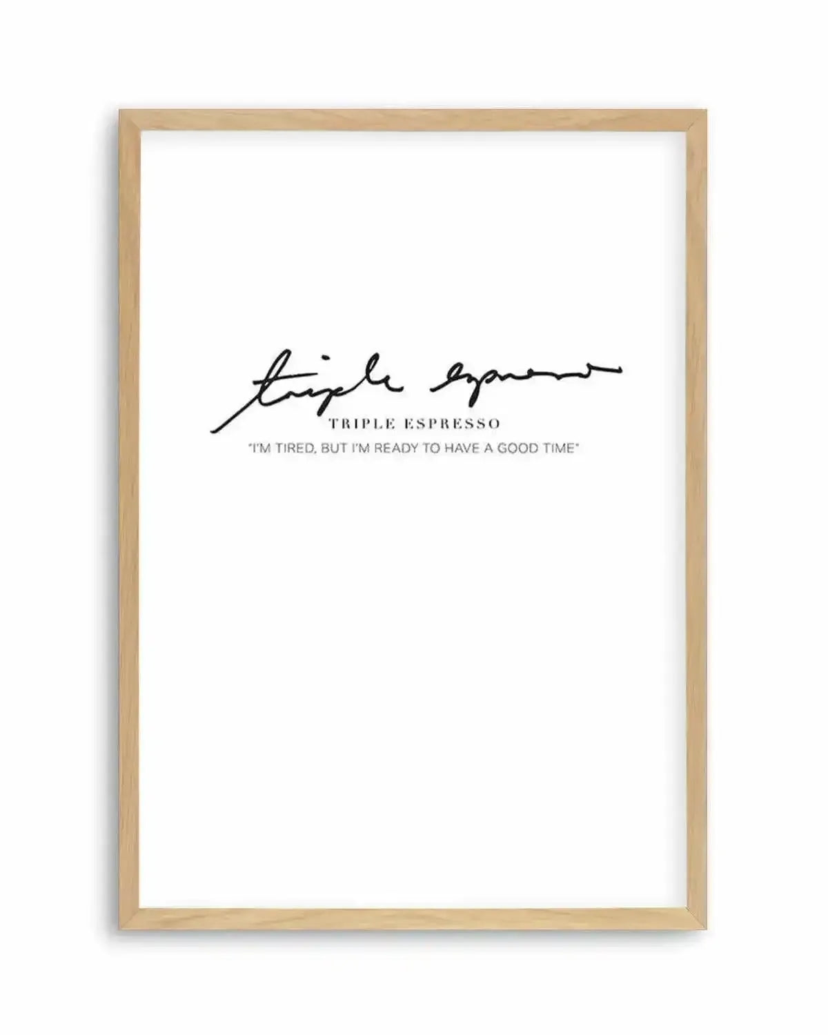 Triple Espresso Art Print from Olive et Oriel where you can shop wallpaper and artworks online