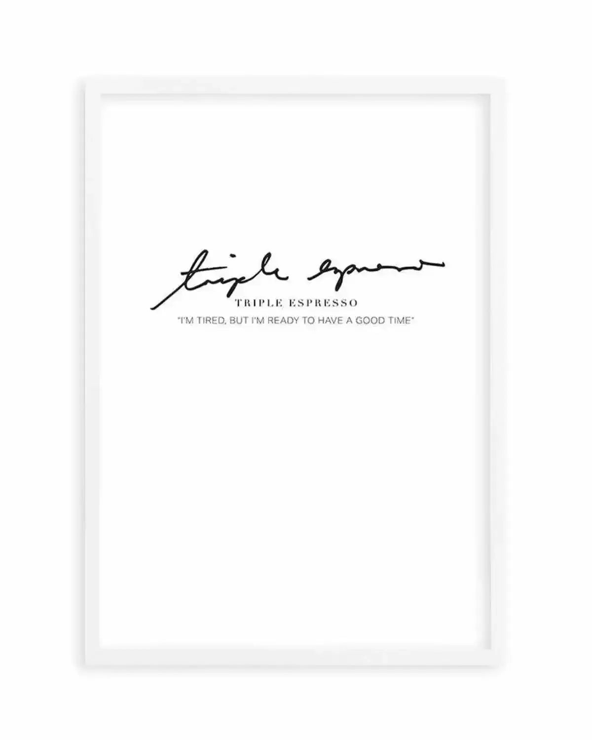 Triple Espresso Art Print from Olive et Oriel where you can shop wallpaper and artworks online