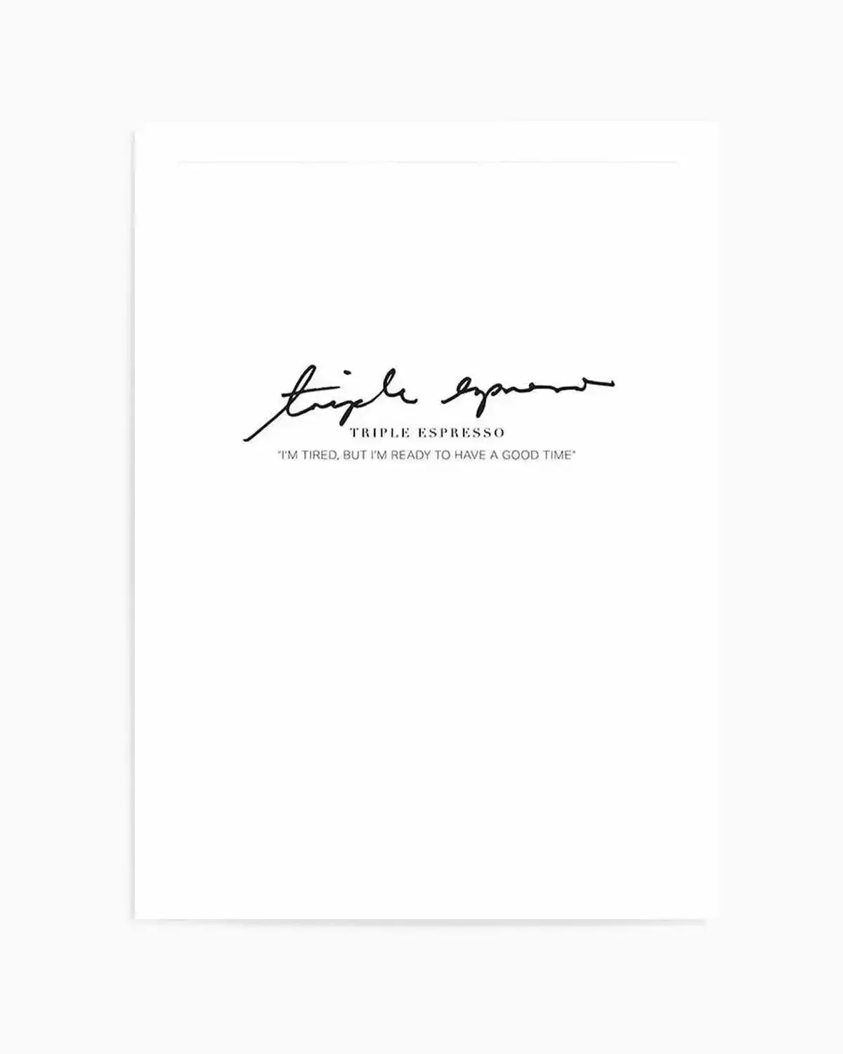 Triple Espresso Art Print from Olive et Oriel where you can shop wallpaper and artworks online