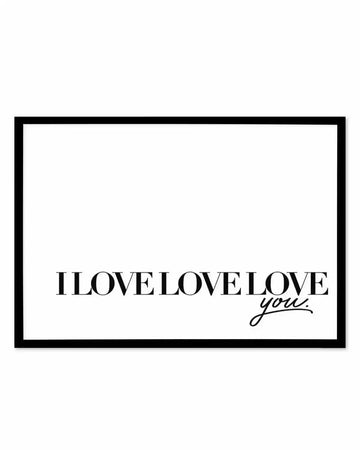 Triple the Love Art Print from Olive et Oriel where you can shop wallpaper and artworks online