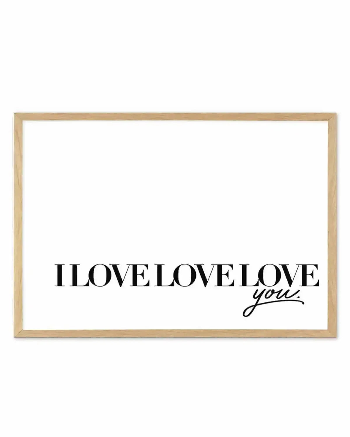 Triple the Love Art Print from Olive et Oriel where you can shop wallpaper and artworks online
