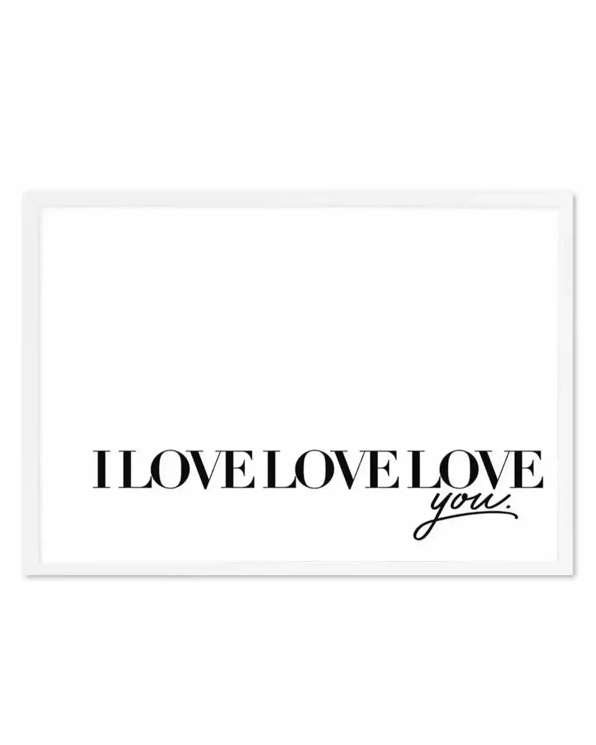 Triple the Love Art Print from Olive et Oriel where you can shop wallpaper and artworks online