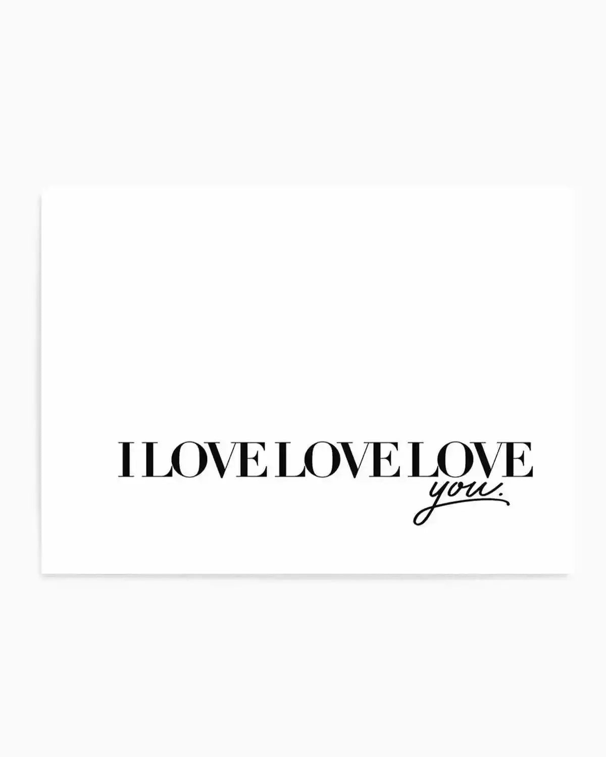 Triple the Love Art Print from Olive et Oriel where you can shop wallpaper and artworks online