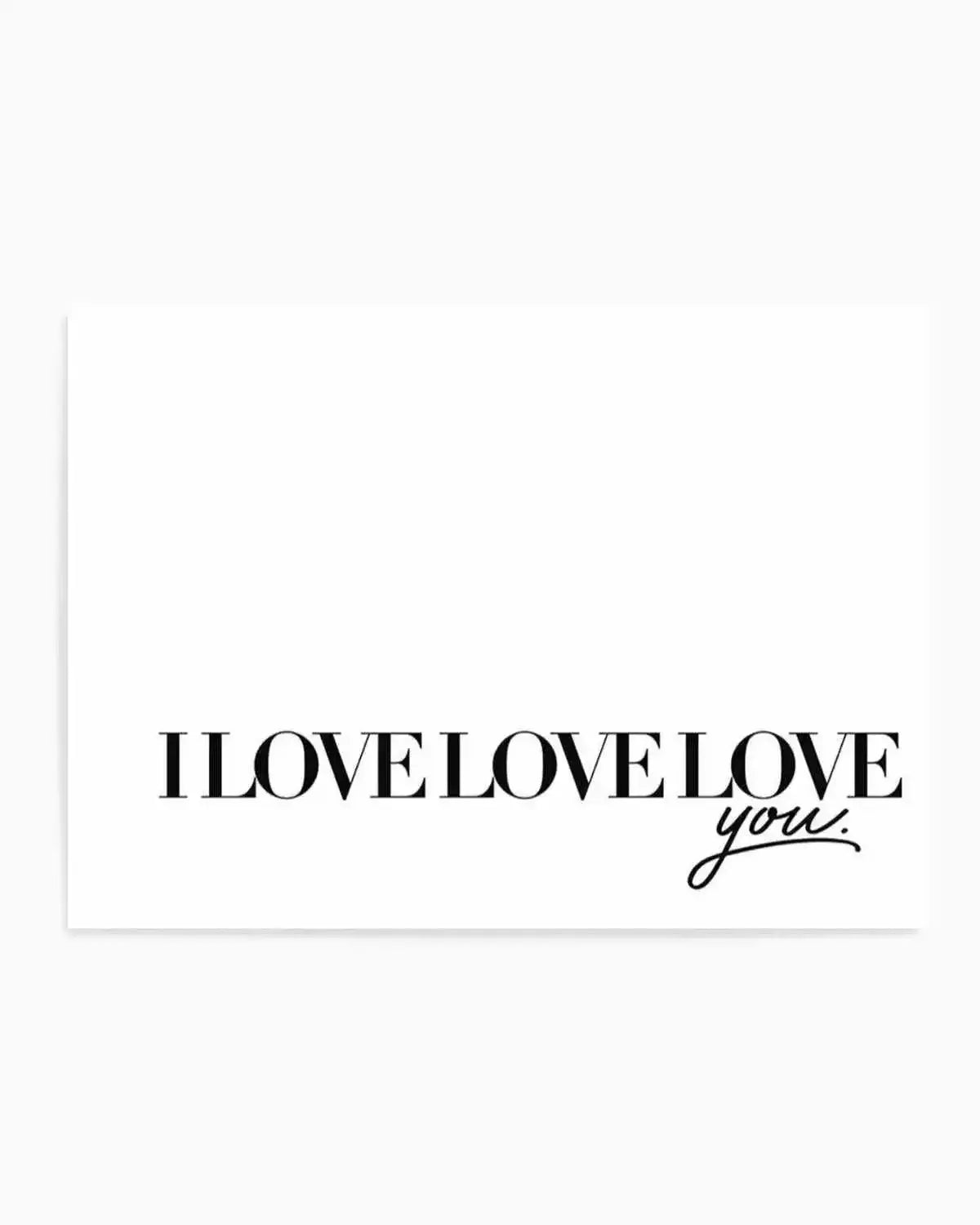 Triple the Love Art Print from Olive et Oriel where you can shop wallpaper and artworks online