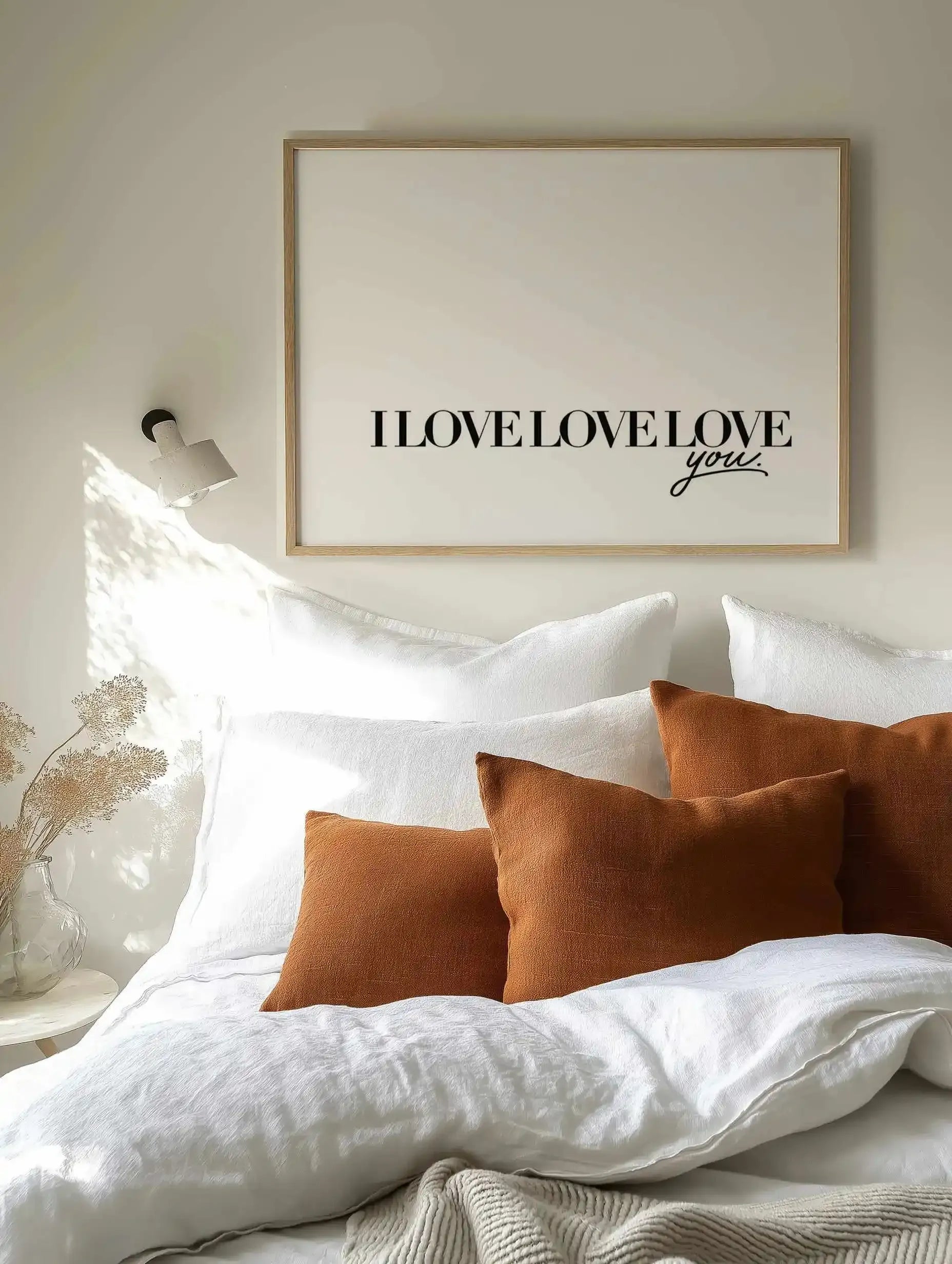 Triple the Love Art Print from Olive et Oriel where you can shop wallpaper and artworks online