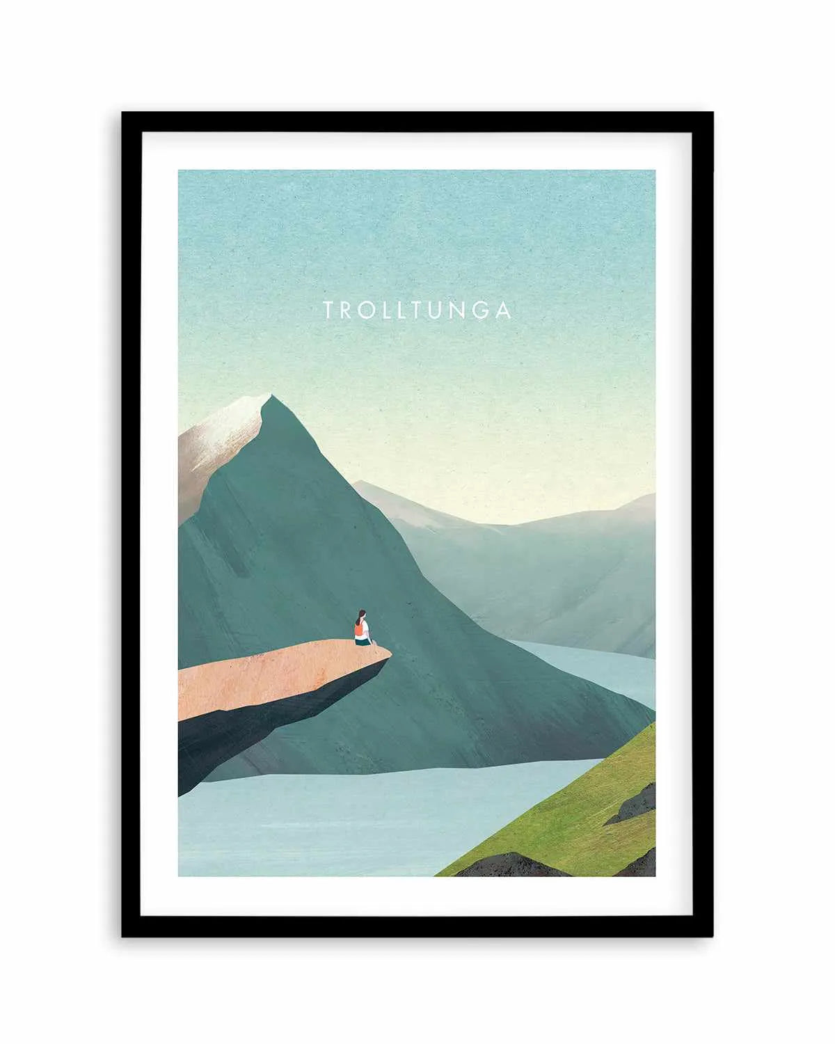 Trolltunga by Henry Rivers Art Print from Olive et Oriel where you can shop wallpaper and artworks online
