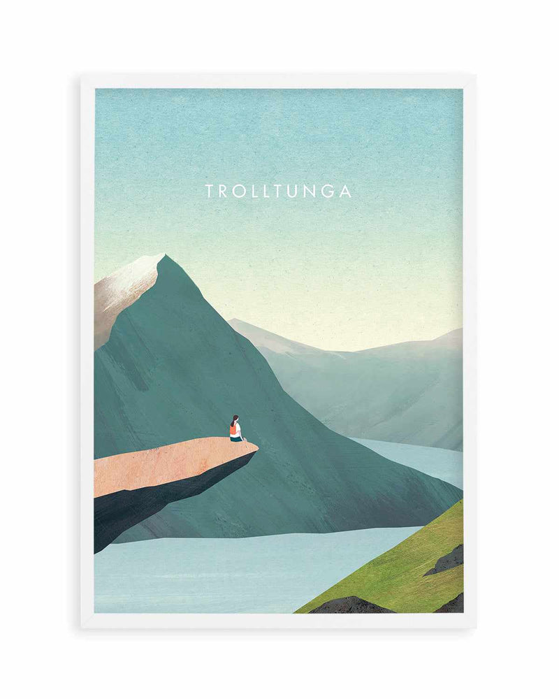 Trolltunga by Henry Rivers Art Print