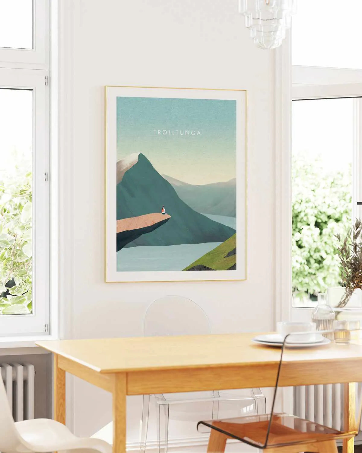 Trolltunga by Henry Rivers Art Print from Olive et Oriel where you can shop wallpaper and artworks online