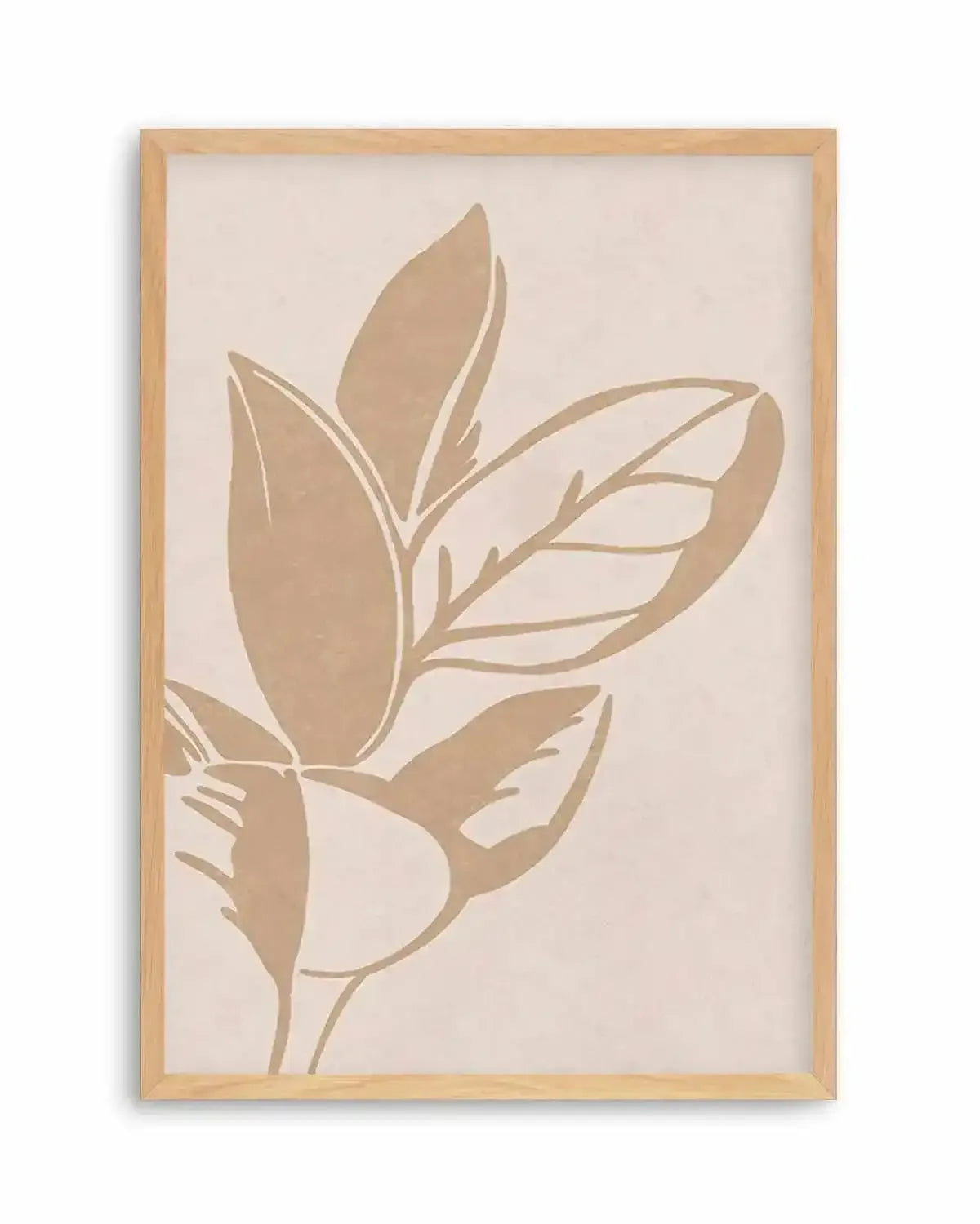 Tropic Palm in Beige Art Print from Olive et Oriel where you can shop wallpaper and artworks online