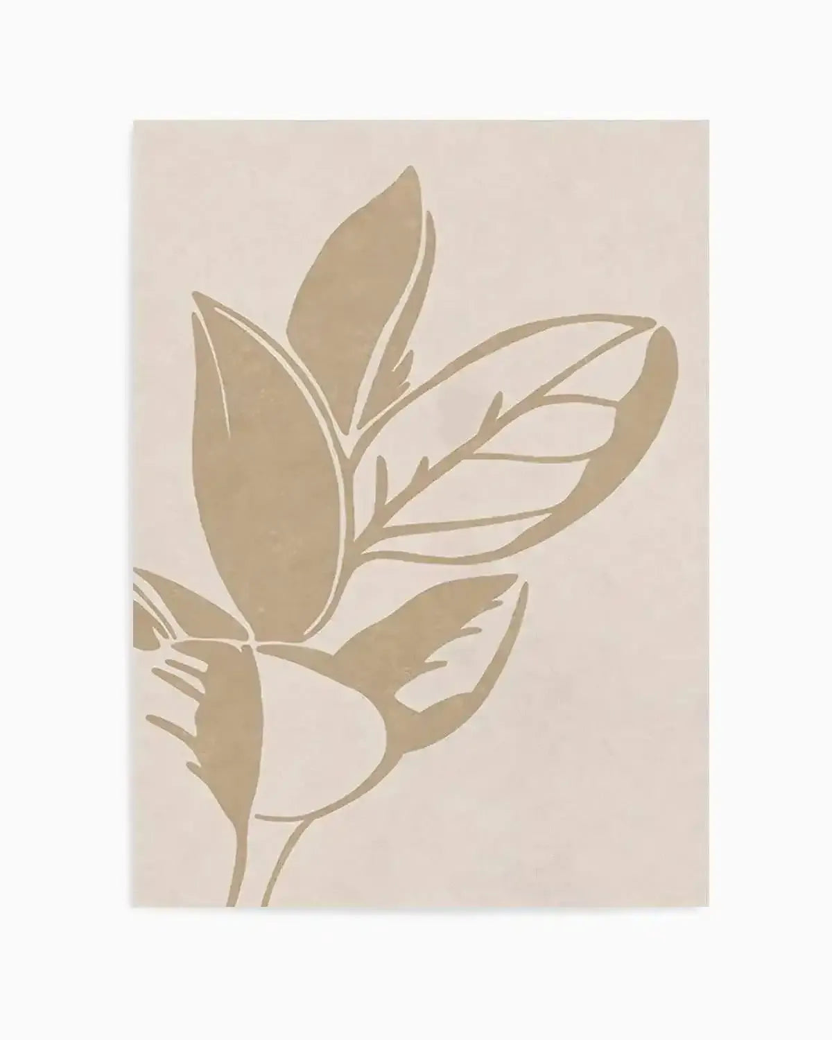 Tropic Palm in Beige Art Print from Olive et Oriel where you can shop wallpaper and artworks online