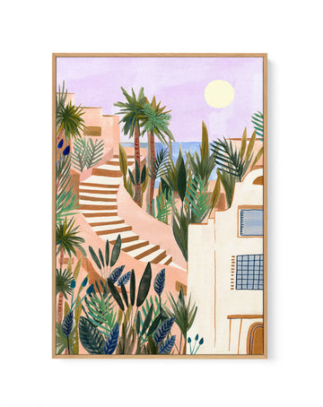 Tropical by Laura Page | Framed Canvas Wall Art