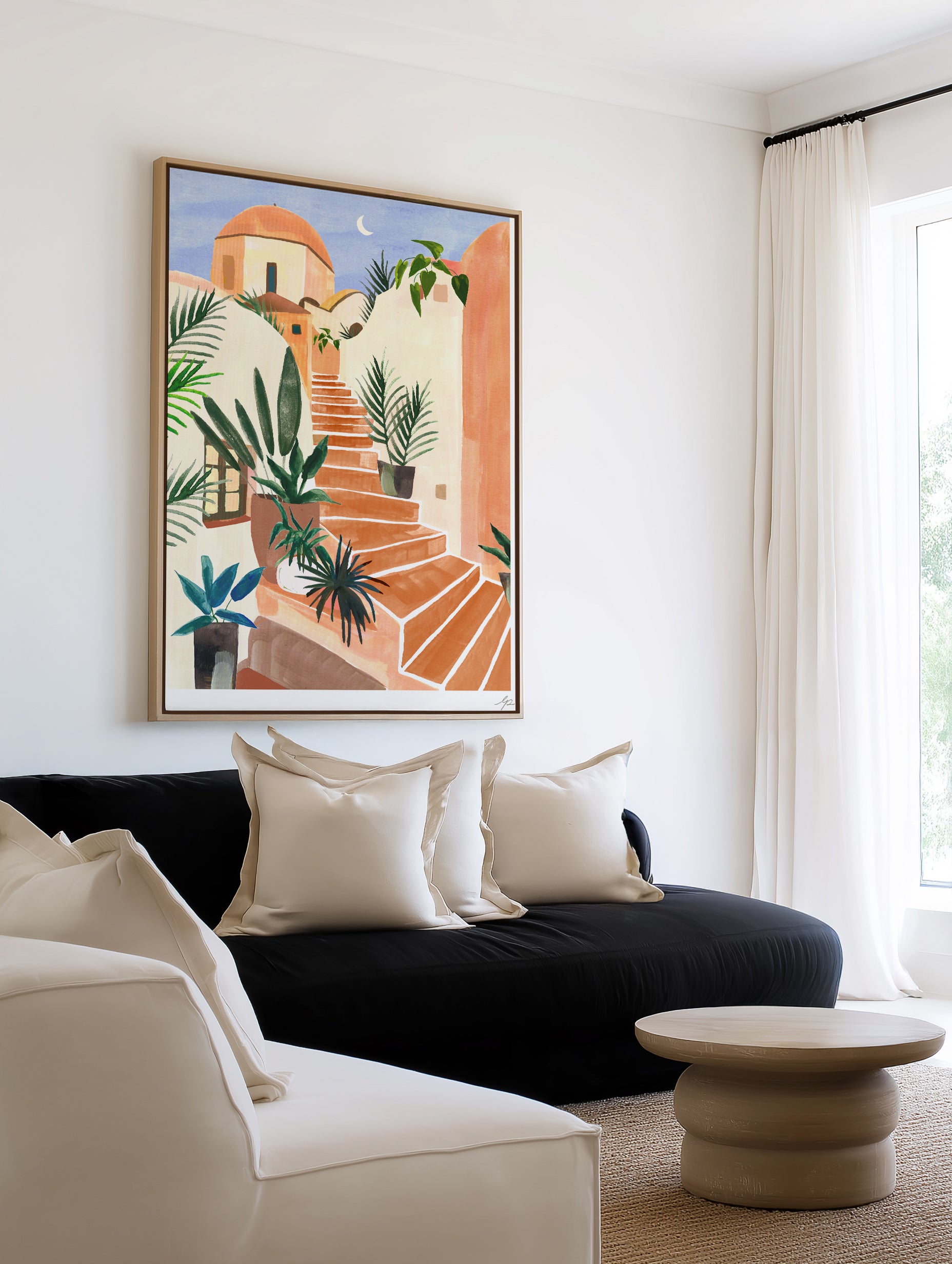 Tropical 3 by Laura Page | Framed Canvas Art Print