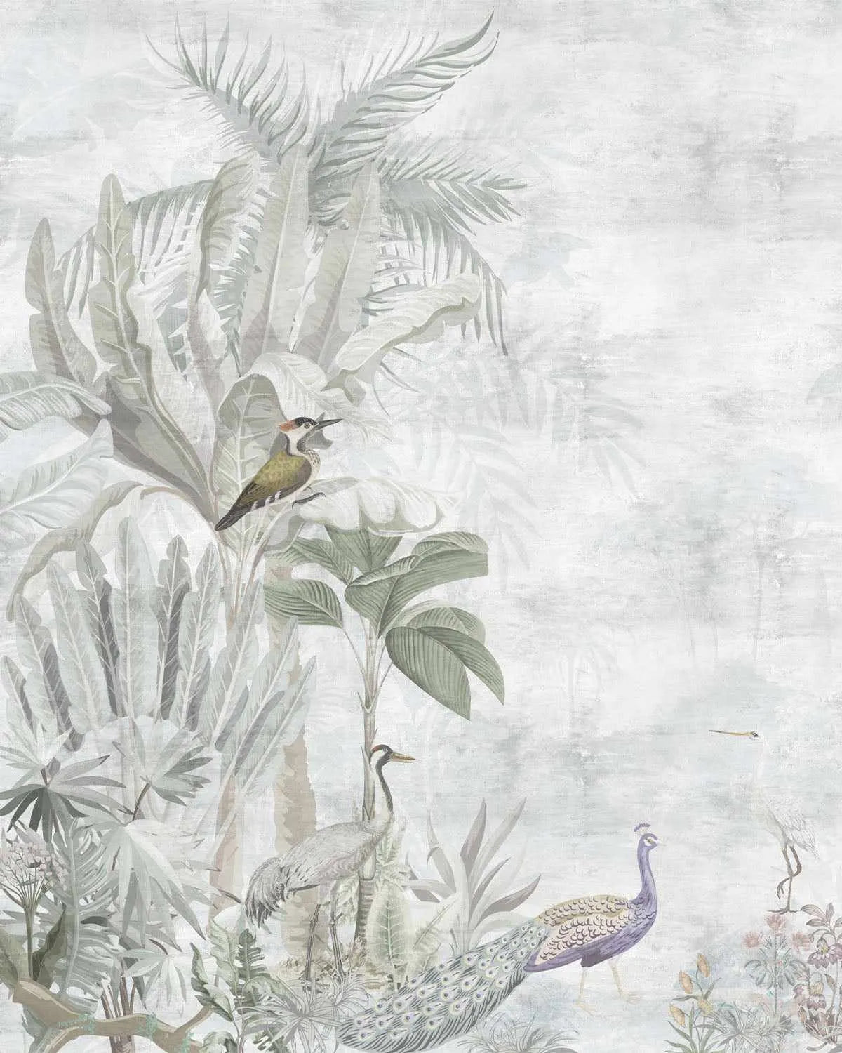 Tropical Oasis Wallpaper from Olive et Oriel where you can shop wallpaper and artworks online