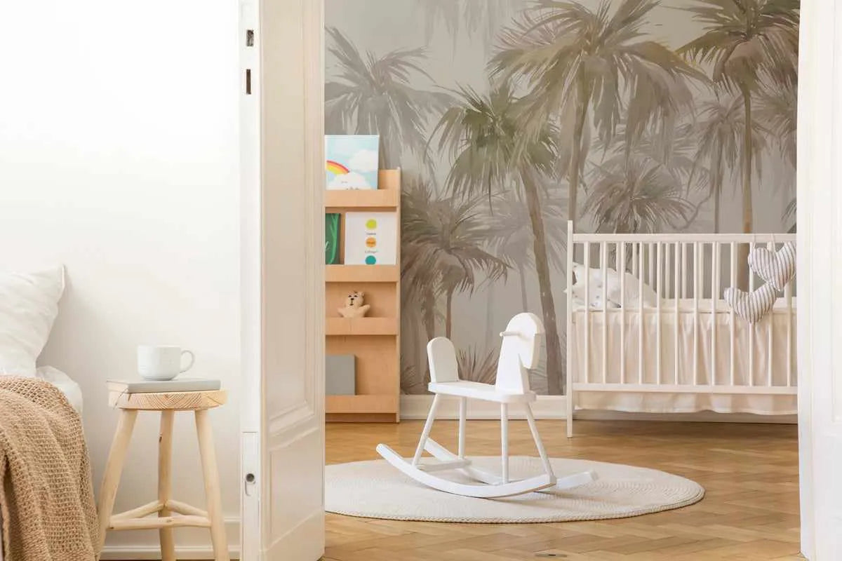 Tropical Palm Forest Wallpaper Mural-Wallpaper-Buy Kids Removable Wallpaper Online Our Custom Made Children√¢‚Ç¨‚Ñ¢s Wallpapers Are A Fun Way To Decorate And Enhance Boys Bedroom Decor And Girls Bedrooms They Are An Amazing Addition To Your Kids Bedroom Walls Our Collection of Kids Wallpaper Is Sure To Transform Your Kids Rooms Interior Style From Pink Wallpaper To Dinosaur Wallpaper Even Marble Wallpapers For Teen Boys Shop Peel And Stick Wallpaper Online Today With Olive et Oriel