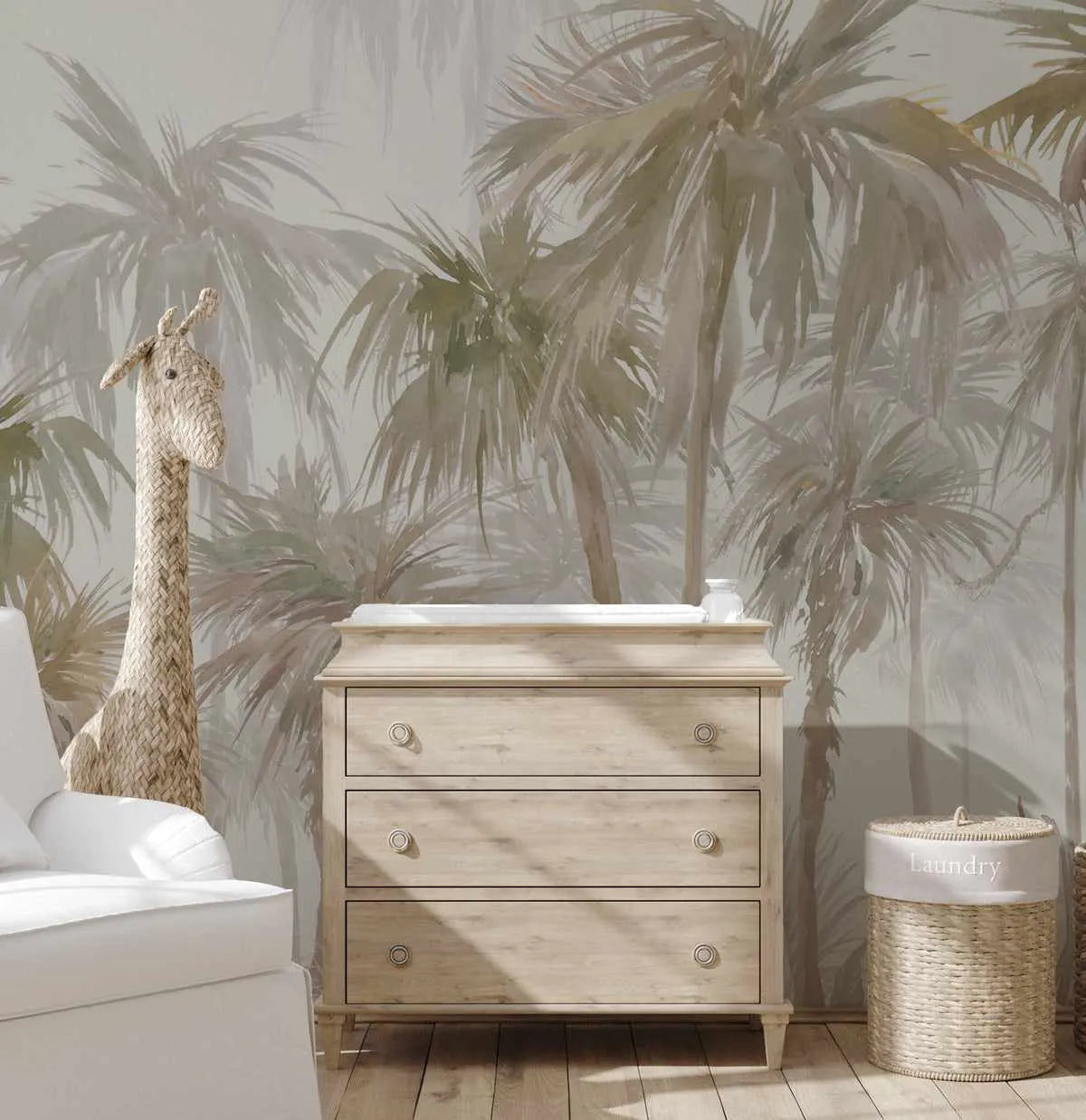 Tropical Palm Forest Wallpaper Mural-Wallpaper-Buy Kids Removable Wallpaper Online Our Custom Made Children√¢‚Ç¨‚Ñ¢s Wallpapers Are A Fun Way To Decorate And Enhance Boys Bedroom Decor And Girls Bedrooms They Are An Amazing Addition To Your Kids Bedroom Walls Our Collection of Kids Wallpaper Is Sure To Transform Your Kids Rooms Interior Style From Pink Wallpaper To Dinosaur Wallpaper Even Marble Wallpapers For Teen Boys Shop Peel And Stick Wallpaper Online Today With Olive et Oriel