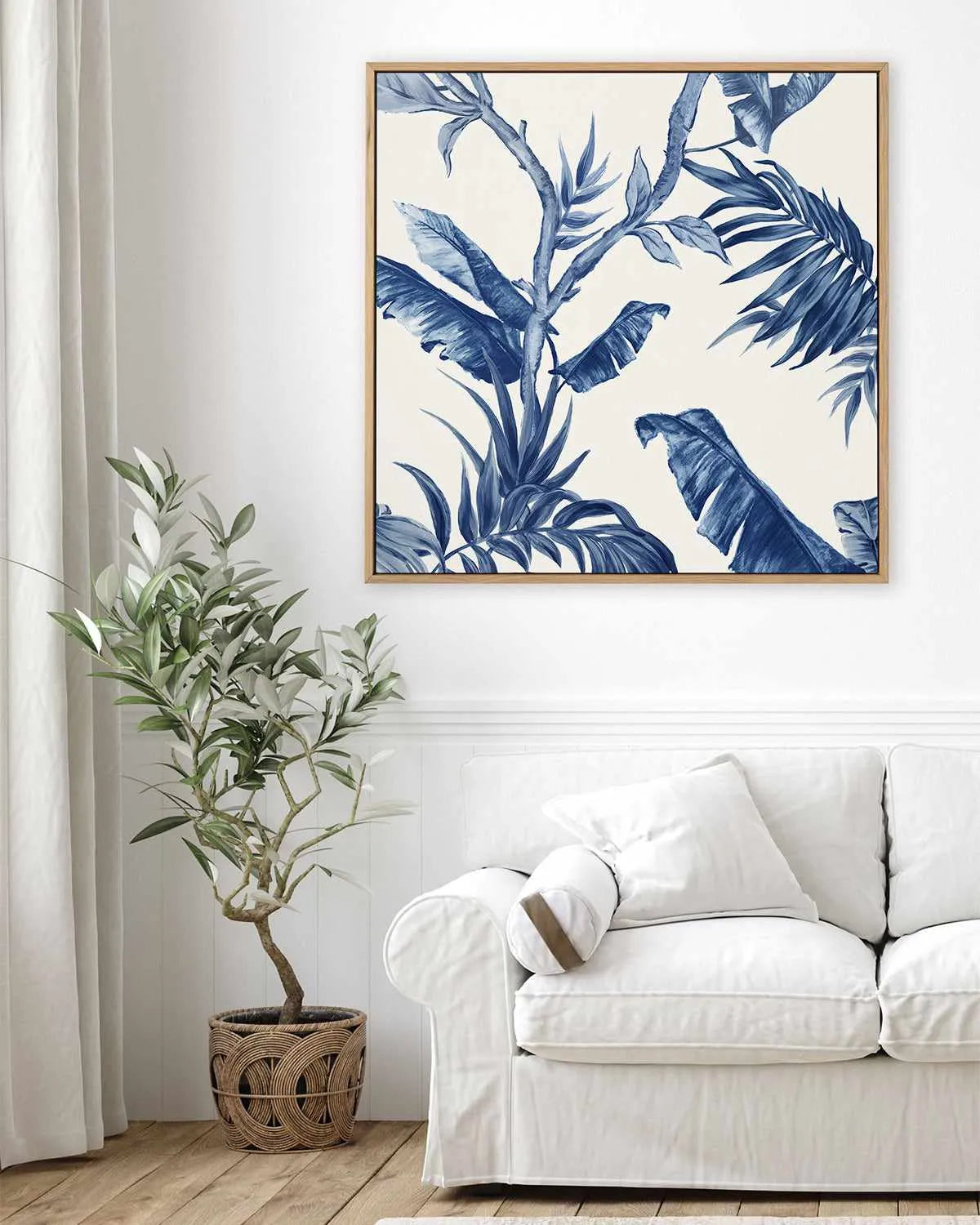 Tropical Paradiso I | Framed Canvas Art Print from Olive et Oriel where you can shop wallpaper and artworks online