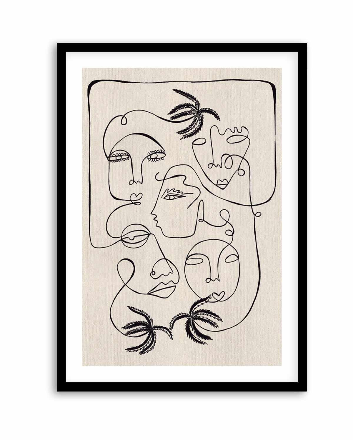 Tropical Thoughts by Shatha Al Dafai | Art Print from Olive et Oriel where you can shop wallpaper and artworks online