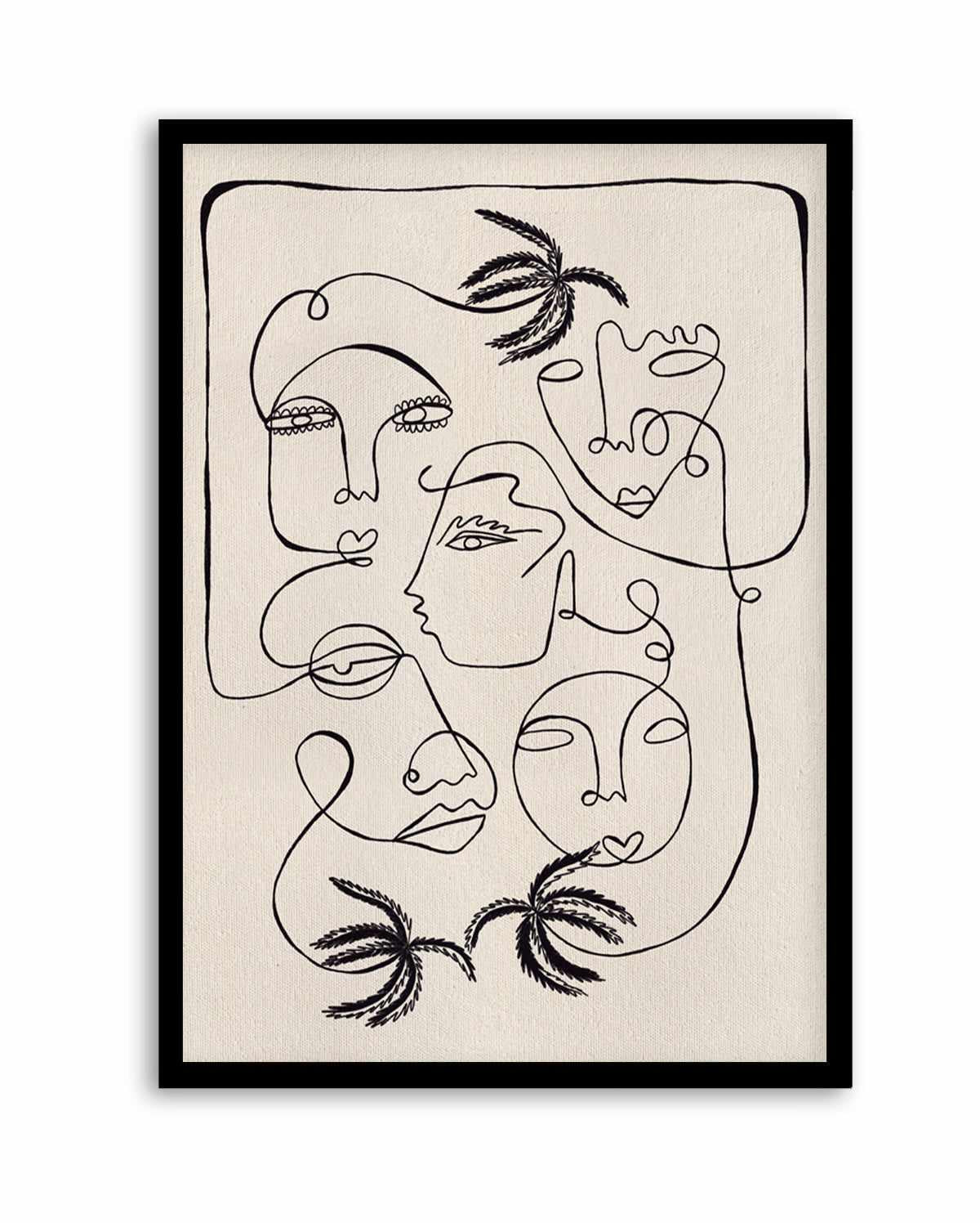 Tropical Thoughts by Shatha Al Dafai | Art Print from Olive et Oriel where you can shop wallpaper and artworks online