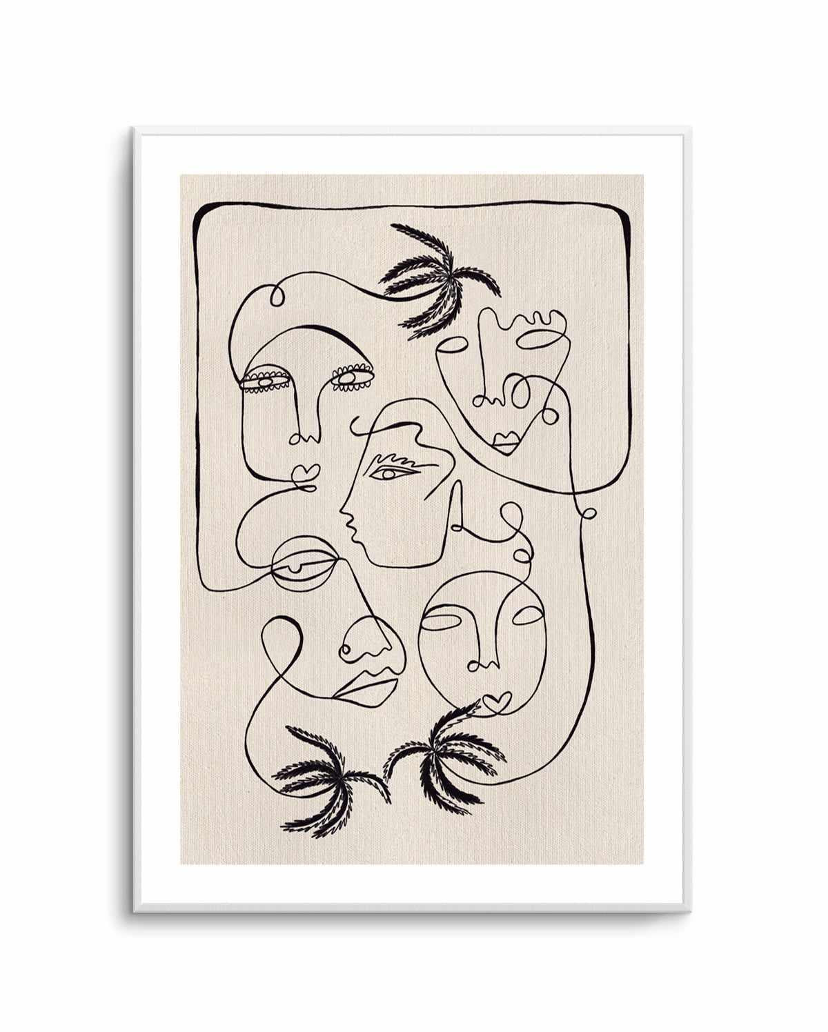 Tropical Thoughts by Shatha Al Dafai | Art Print from Olive et Oriel where you can shop wallpaper and artworks online