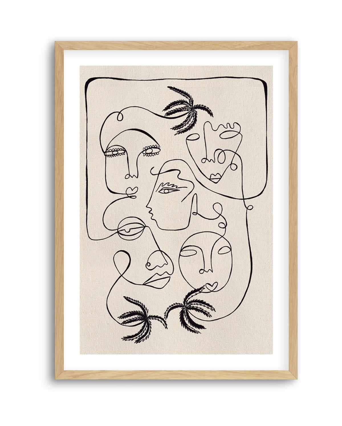 Tropical Thoughts by Shatha Al Dafai | Art Print from Olive et Oriel where you can shop wallpaper and artworks online