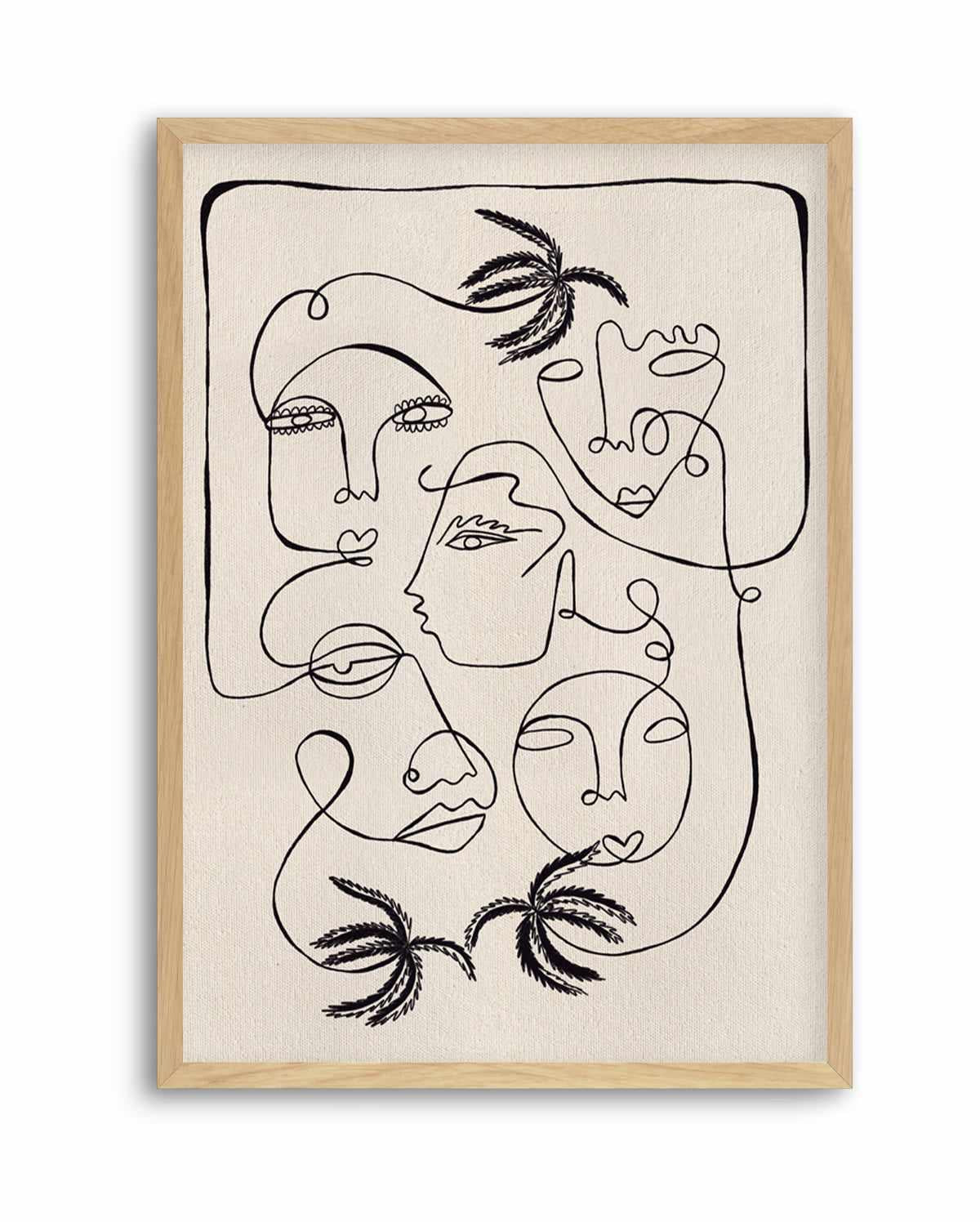 Tropical Thoughts by Shatha Al Dafai | Art Print from Olive et Oriel where you can shop wallpaper and artworks online