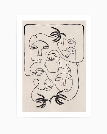 Tropical Thoughts by Shatha Al Dafai | Art Print from Olive et Oriel where you can shop wallpaper and artworks online