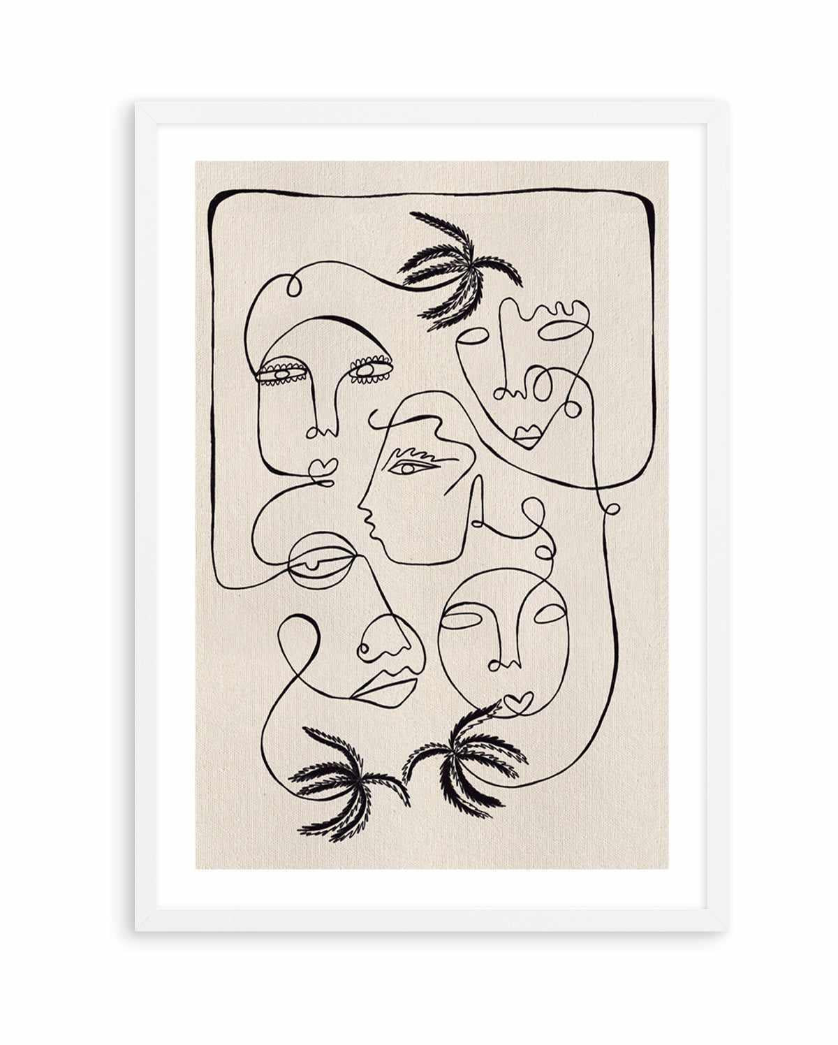 Tropical Thoughts by Shatha Al Dafai | Art Print from Olive et Oriel where you can shop wallpaper and artworks online