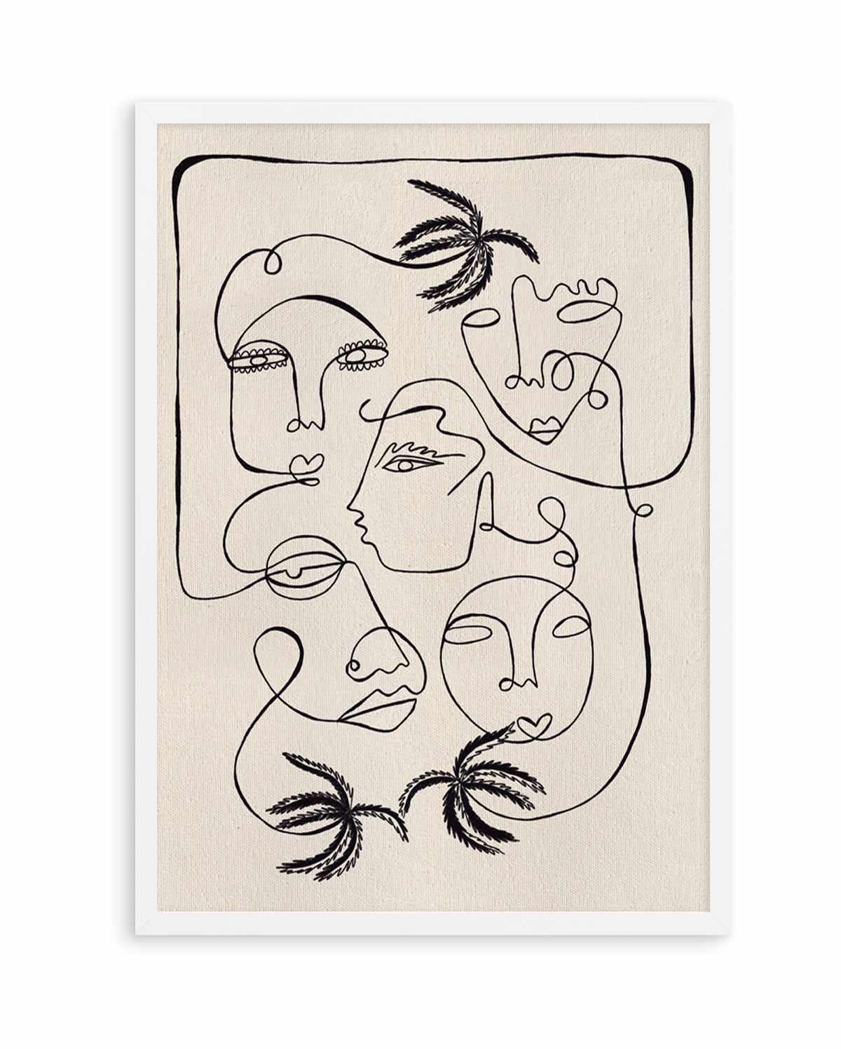 Tropical Thoughts by Shatha Al Dafai | Art Print from Olive et Oriel where you can shop wallpaper and artworks online