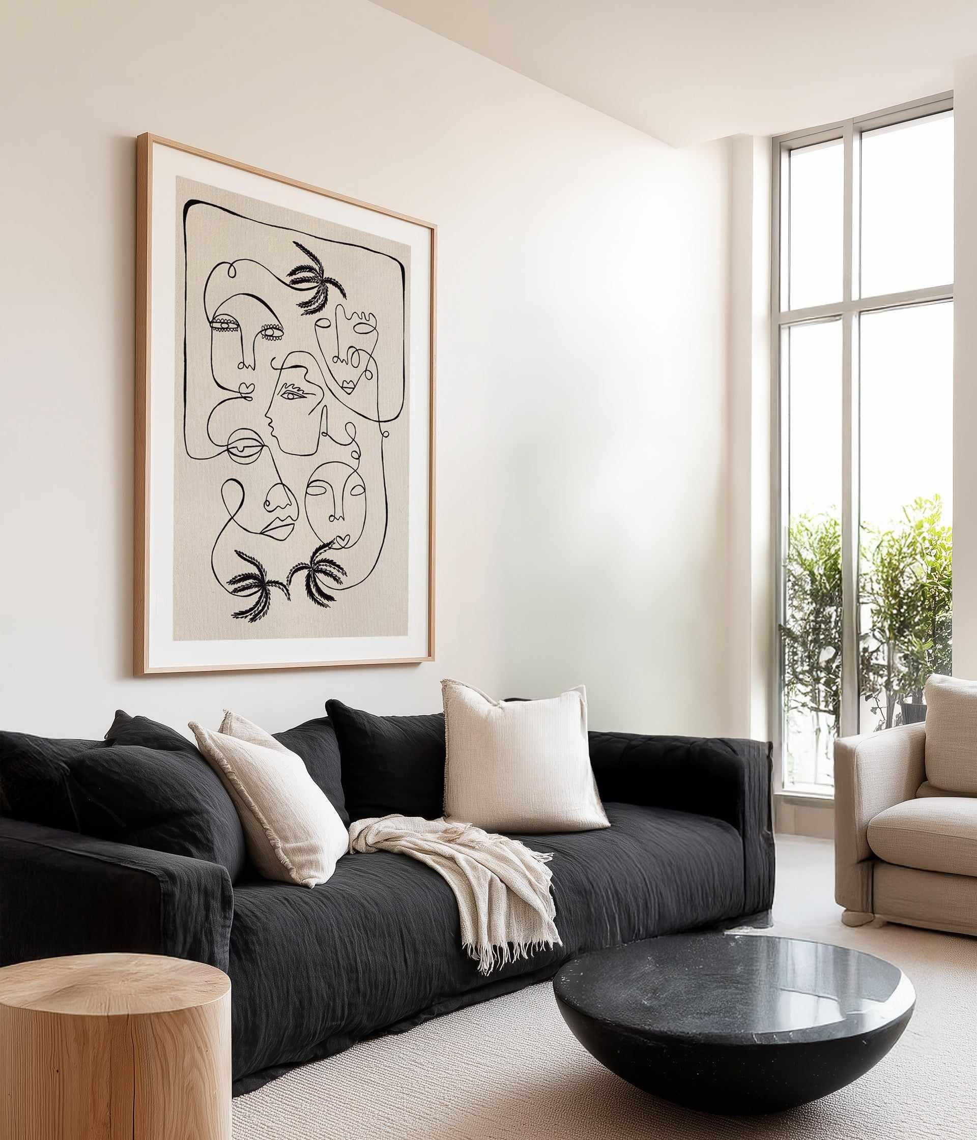Tropical Thoughts by Shatha Al Dafai | Art Print from Olive et Oriel where you can shop wallpaper and artworks online
