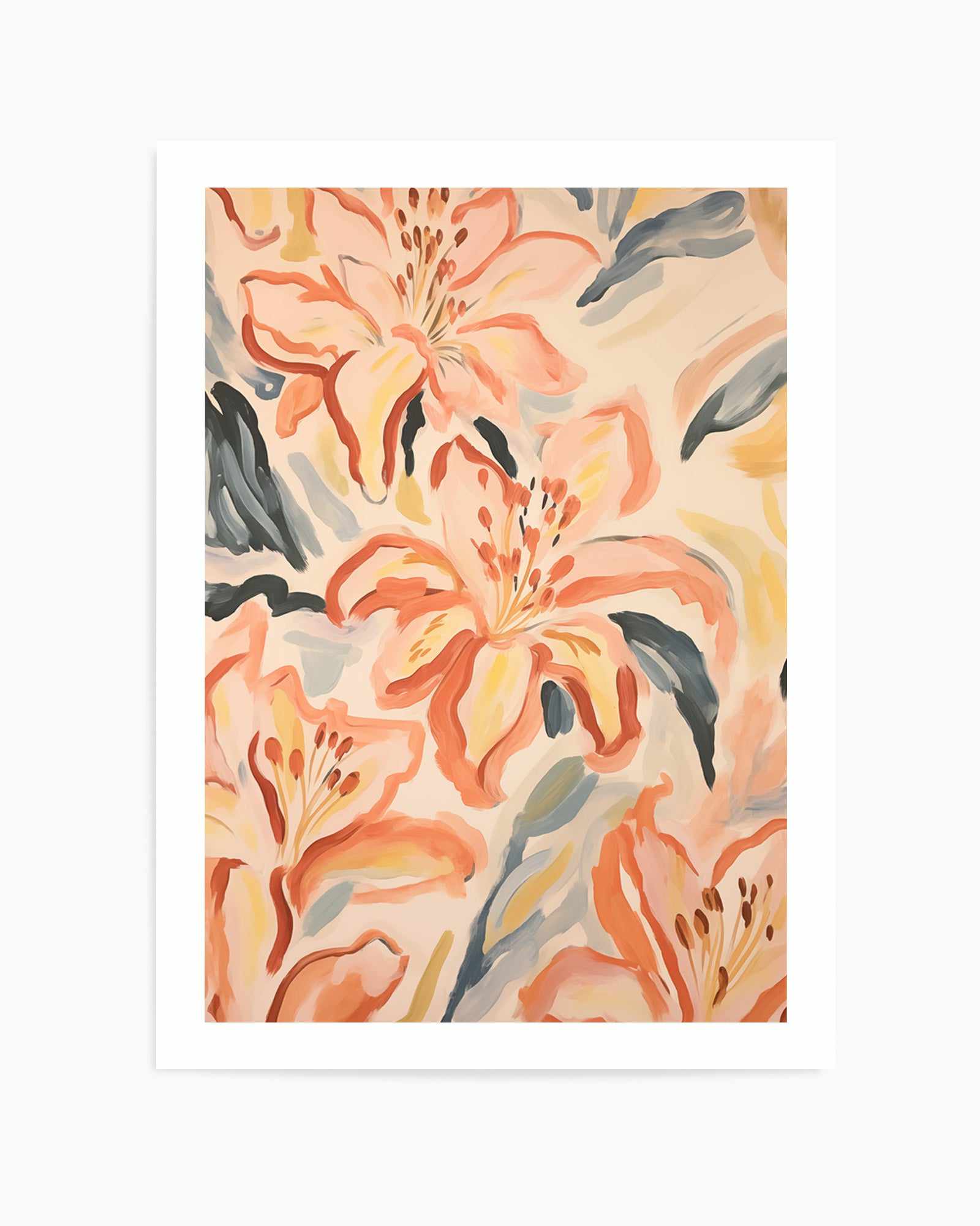 Tropical Tigerlilies I | Art Print