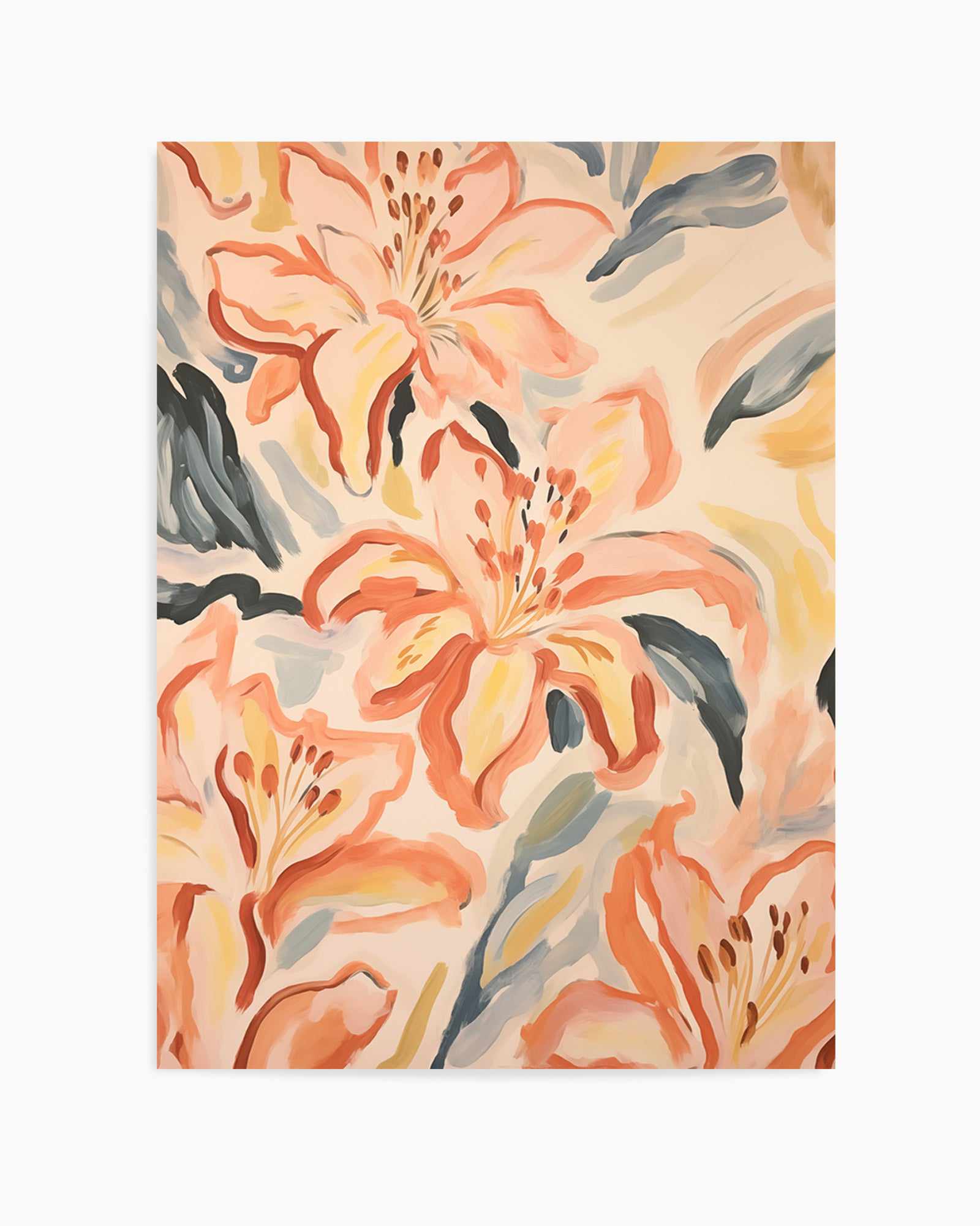 Tropical Tigerlilies I | Art Print