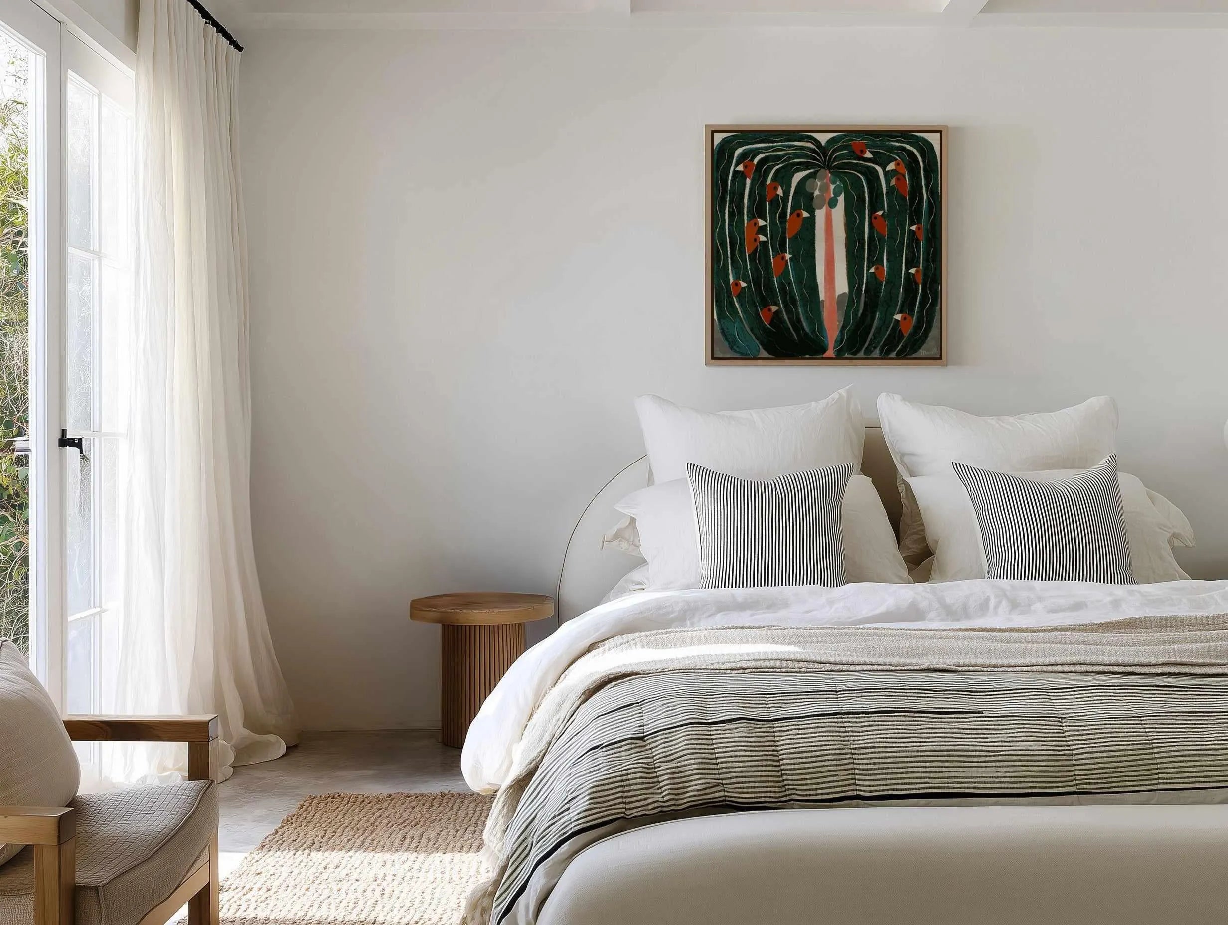 Tropical Tree by Marco Marella | Framed Canvas Art Print from Olive et Oriel where you can shop wallpaper and artworks online