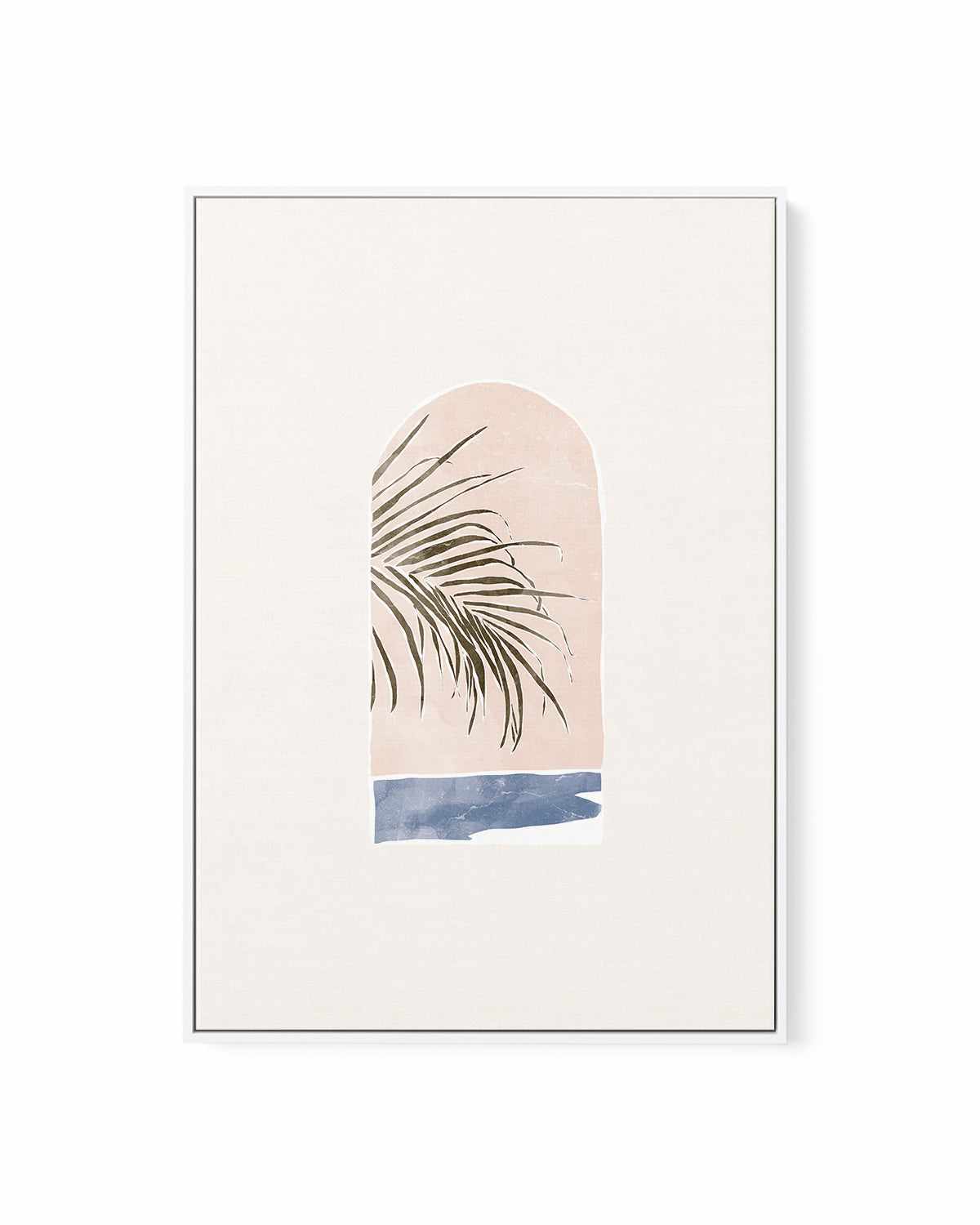 Tropical Window Landscape II by Yuyu Pont | Framed Canvas Art Print