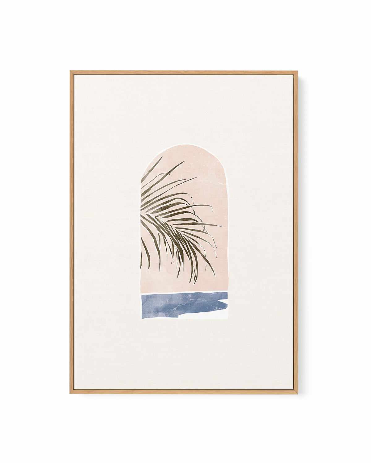 Tropical Window Landscape II by Yuyu Pont | Framed Canvas Art Print