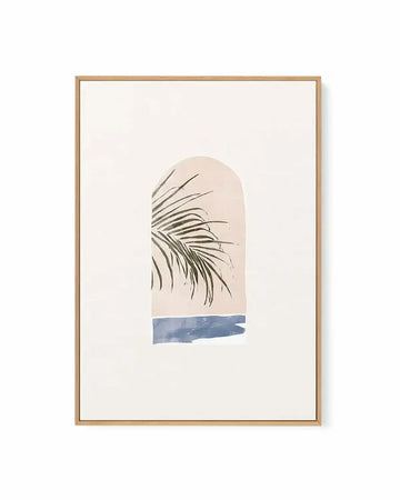 Tropical Window Landscape II by Yuyu Pont | Framed Canvas Art Print from Olive et Oriel where you can shop wallpaper and artworks online