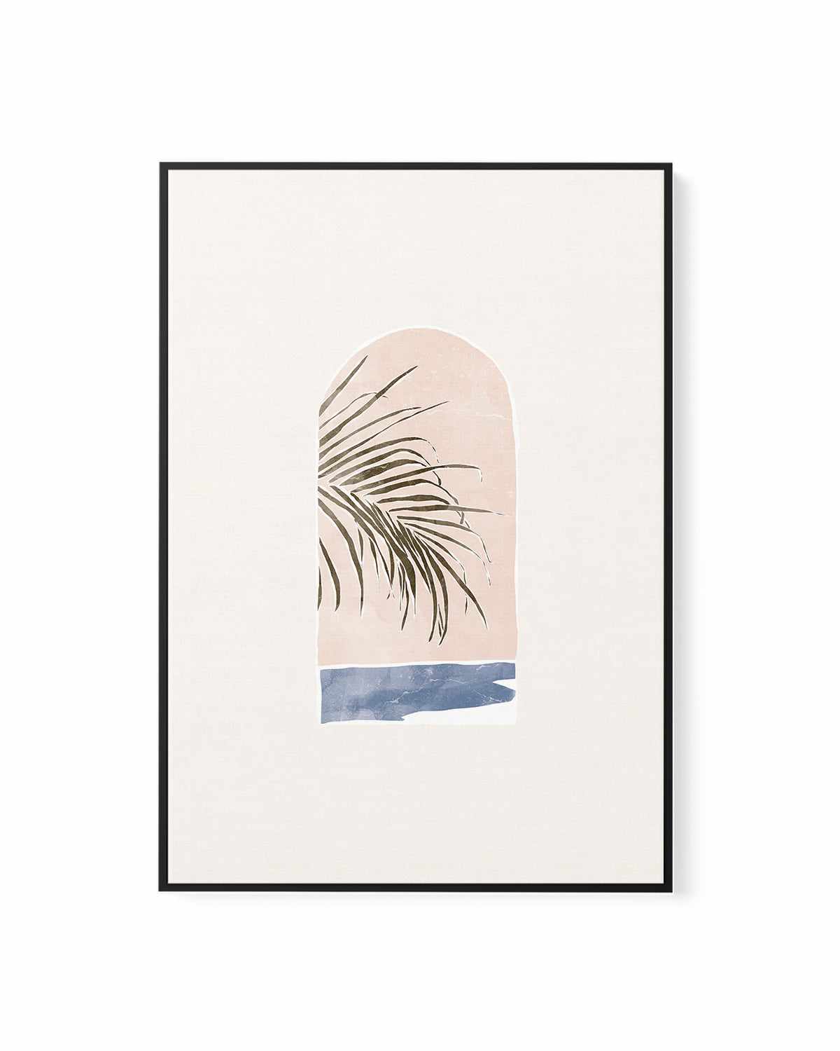 Tropical Window Landscape II by Yuyu Pont | Framed Canvas Art Print