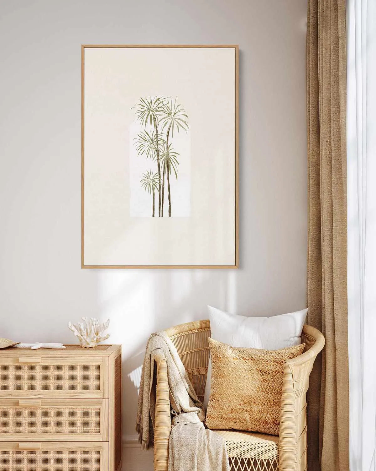 Tropical Window III by Yuyu Pont | Framed Canvas Art Print from Olive et Oriel where you can shop wallpaper and artworks online