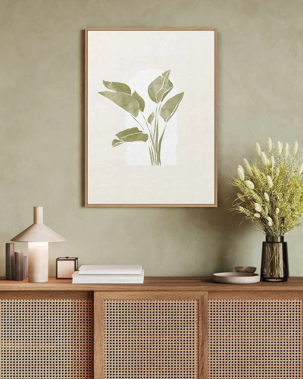 Tropical Window II by Yuyu Pont | Framed Canvas Art Print from Olive et Oriel where you can shop wallpaper and artworks online