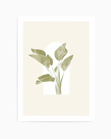 Tropical Window II by Yuyu Pont Art Print from Olive et Oriel where you can shop wallpaper and artworks online
