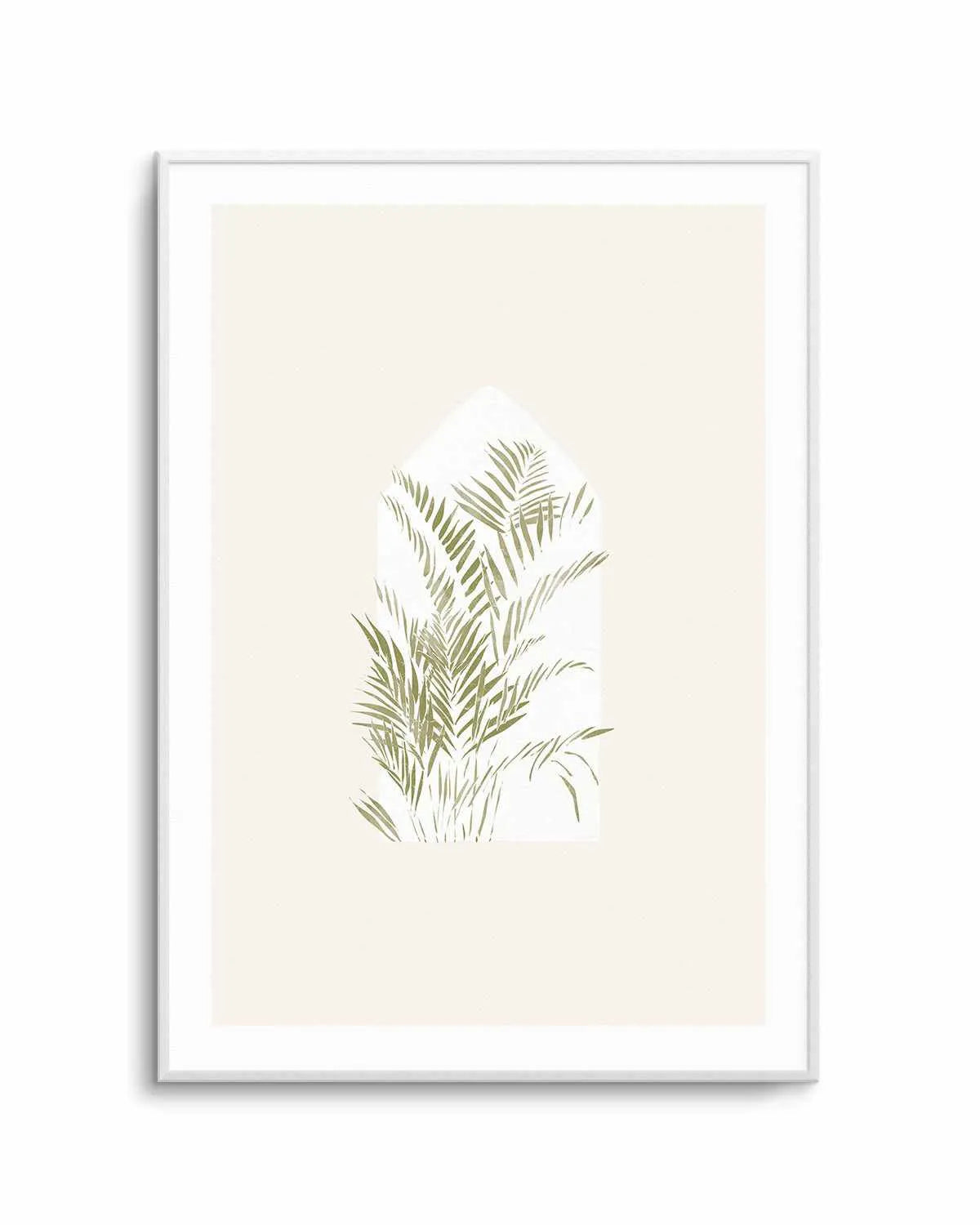 Tropical Window I by Yuyu Pont Art Print from Olive et Oriel where you can shop wallpaper and artworks online