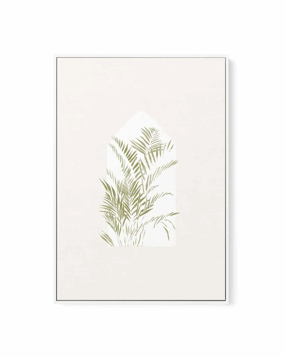Tropical Window I by Yuyu Pont | Framed Canvas Art Print from Olive et Oriel where you can shop wallpaper and artworks online