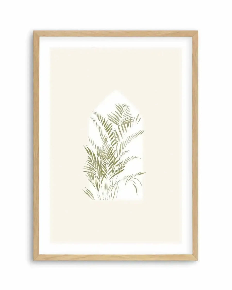 Tropical Window I by Yuyu Pont Art Print from Olive et Oriel where you can shop wallpaper and artworks online