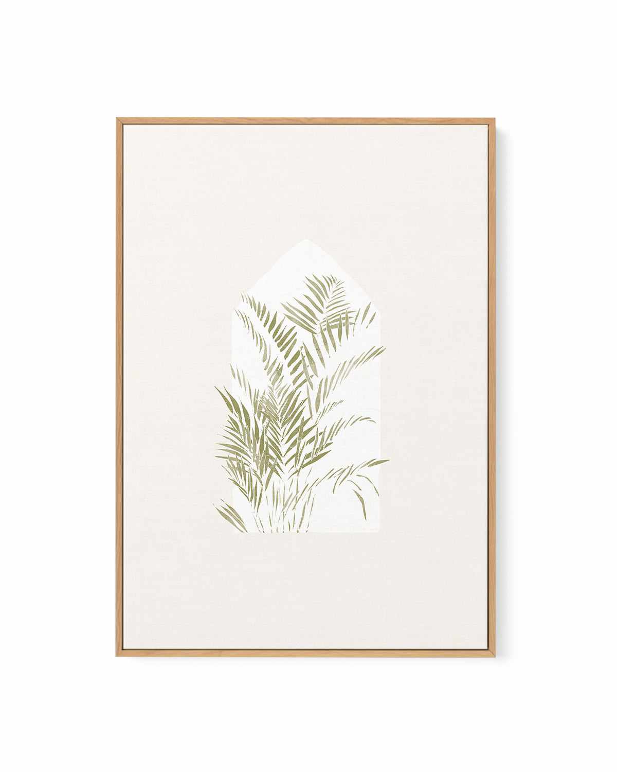 Tropical Window I by Yuyu Pont | Framed Canvas Art Print