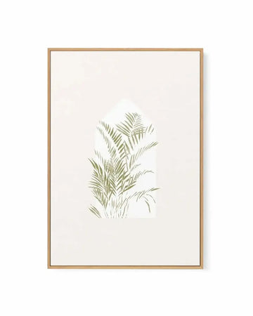 Tropical Window I by Yuyu Pont | Framed Canvas Art Print from Olive et Oriel where you can shop wallpaper and artworks online