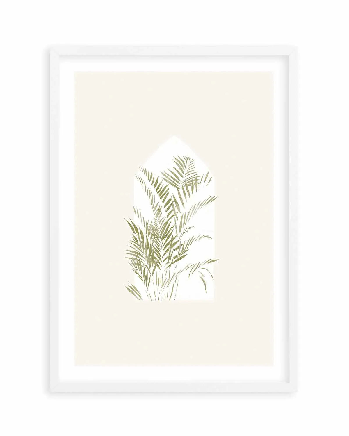 Tropical Window I by Yuyu Pont Art Print from Olive et Oriel where you can shop wallpaper and artworks online