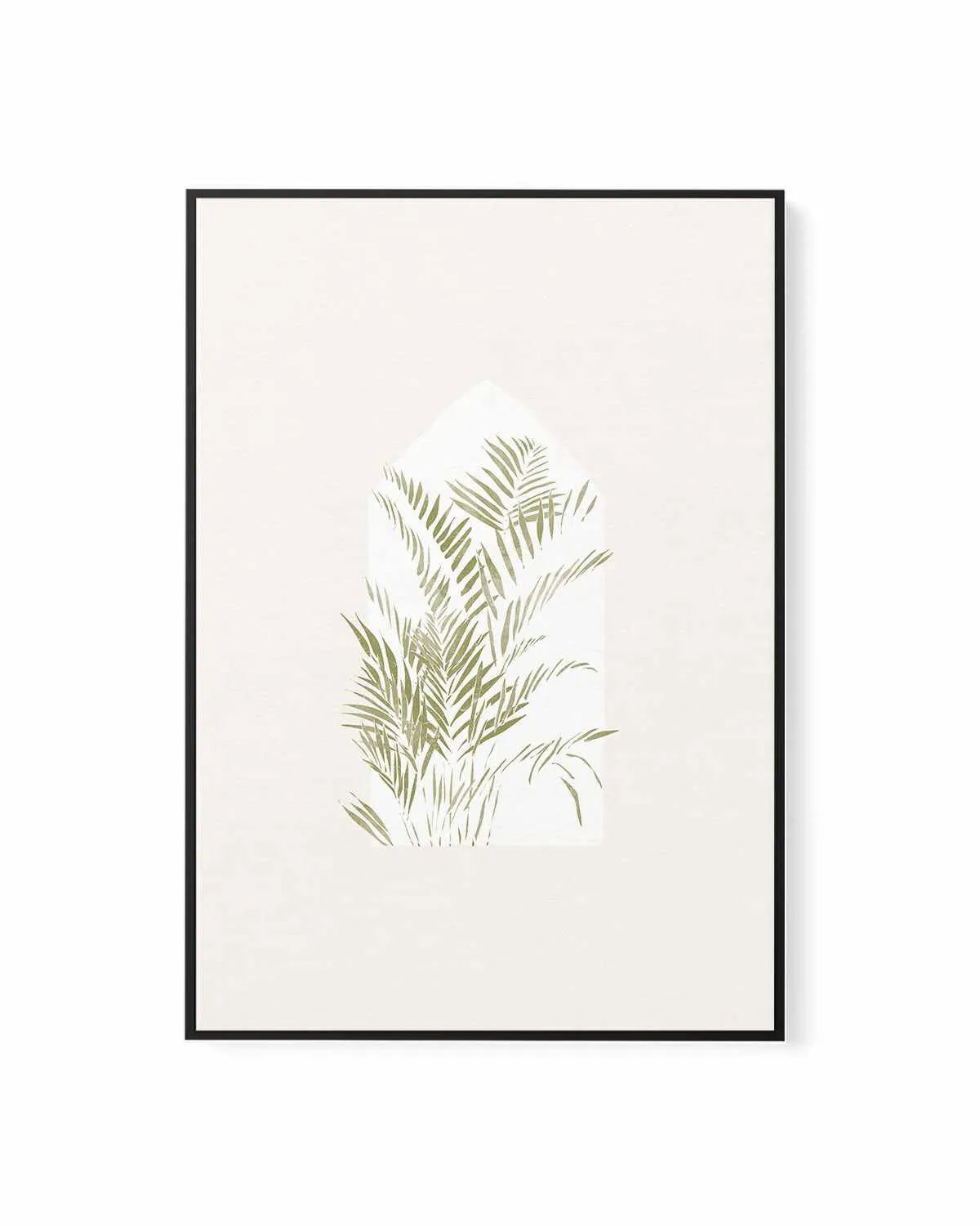 Tropical Window I by Yuyu Pont | Framed Canvas Art Print from Olive et Oriel where you can shop wallpaper and artworks online