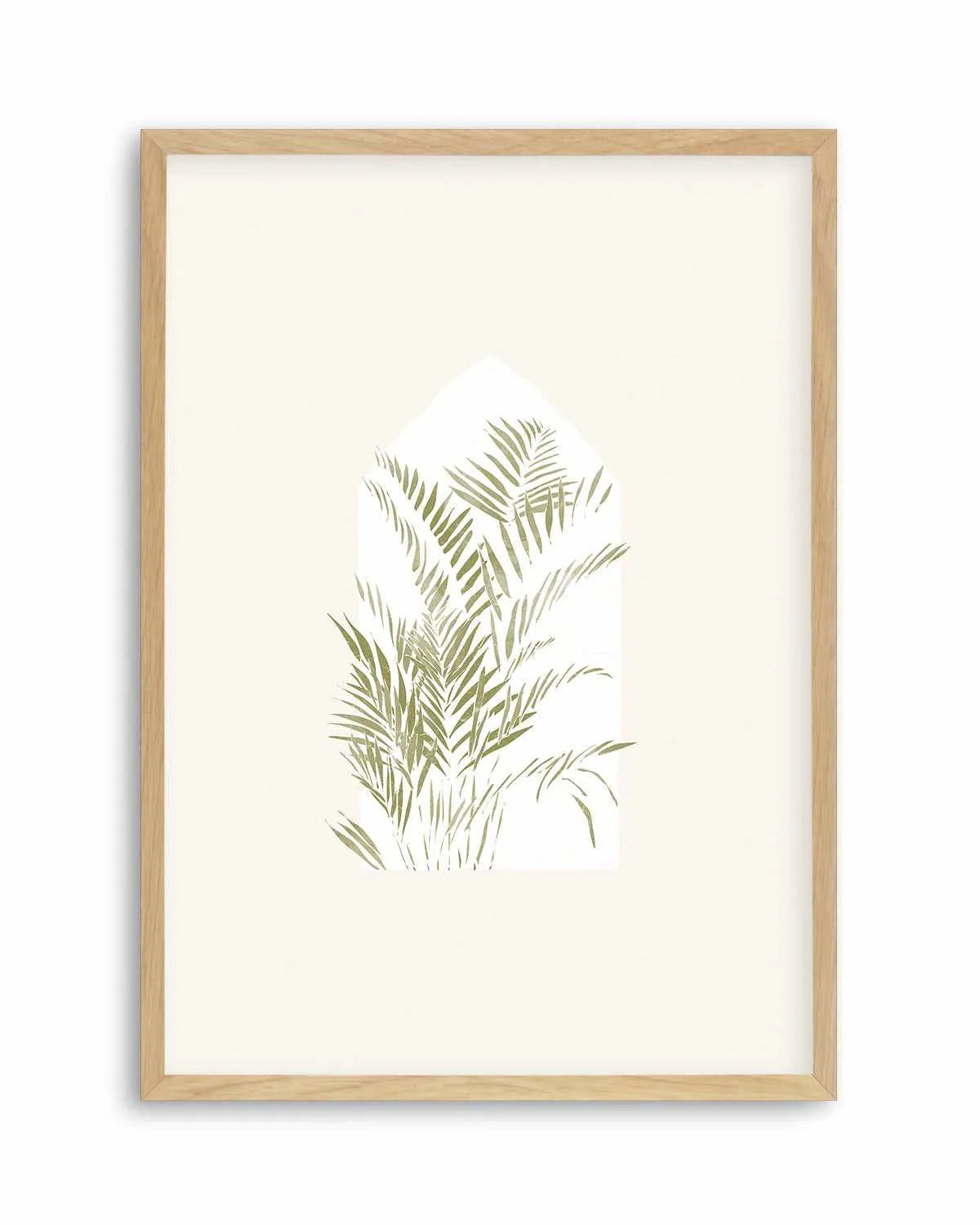 Tropical Window I by Yuyu Pont Art Print from Olive et Oriel where you can shop wallpaper and artworks online