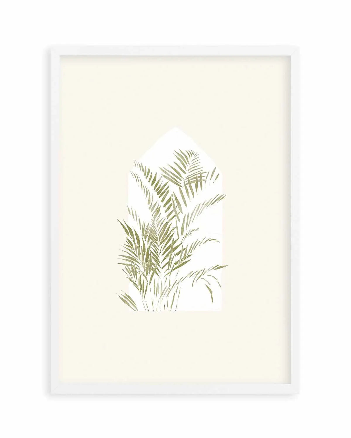 Tropical Window I by Yuyu Pont Art Print from Olive et Oriel where you can shop wallpaper and artworks online