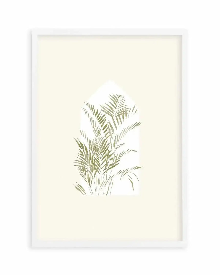 Tropical Window I by Yuyu Pont Art Print from Olive et Oriel where you can shop wallpaper and artworks online